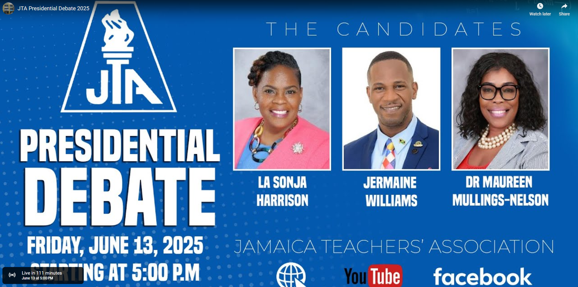 JTA Presidential debate 2025